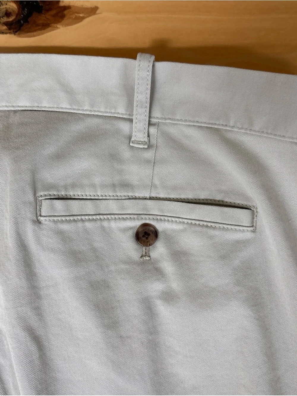 NEW J. Crew Men's Slim Fit, Flat Front Chinos in Stone Size 40X32 Classic